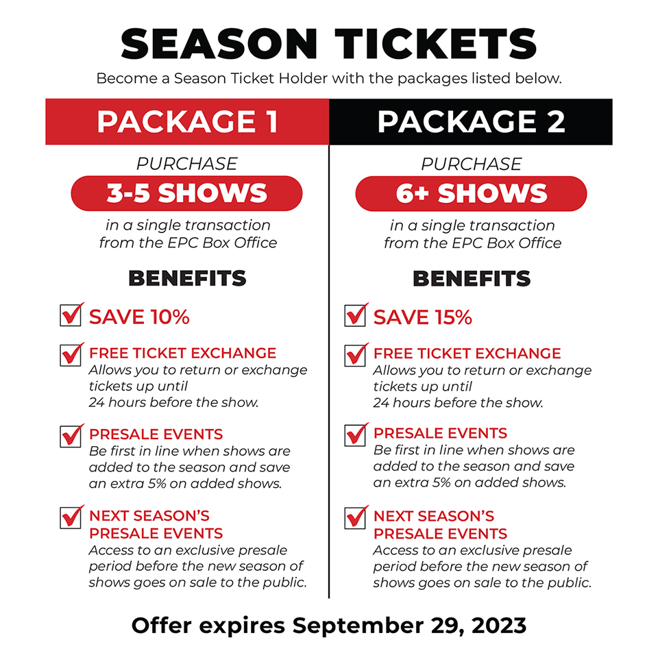 Terms for sale Season and Single Tickets